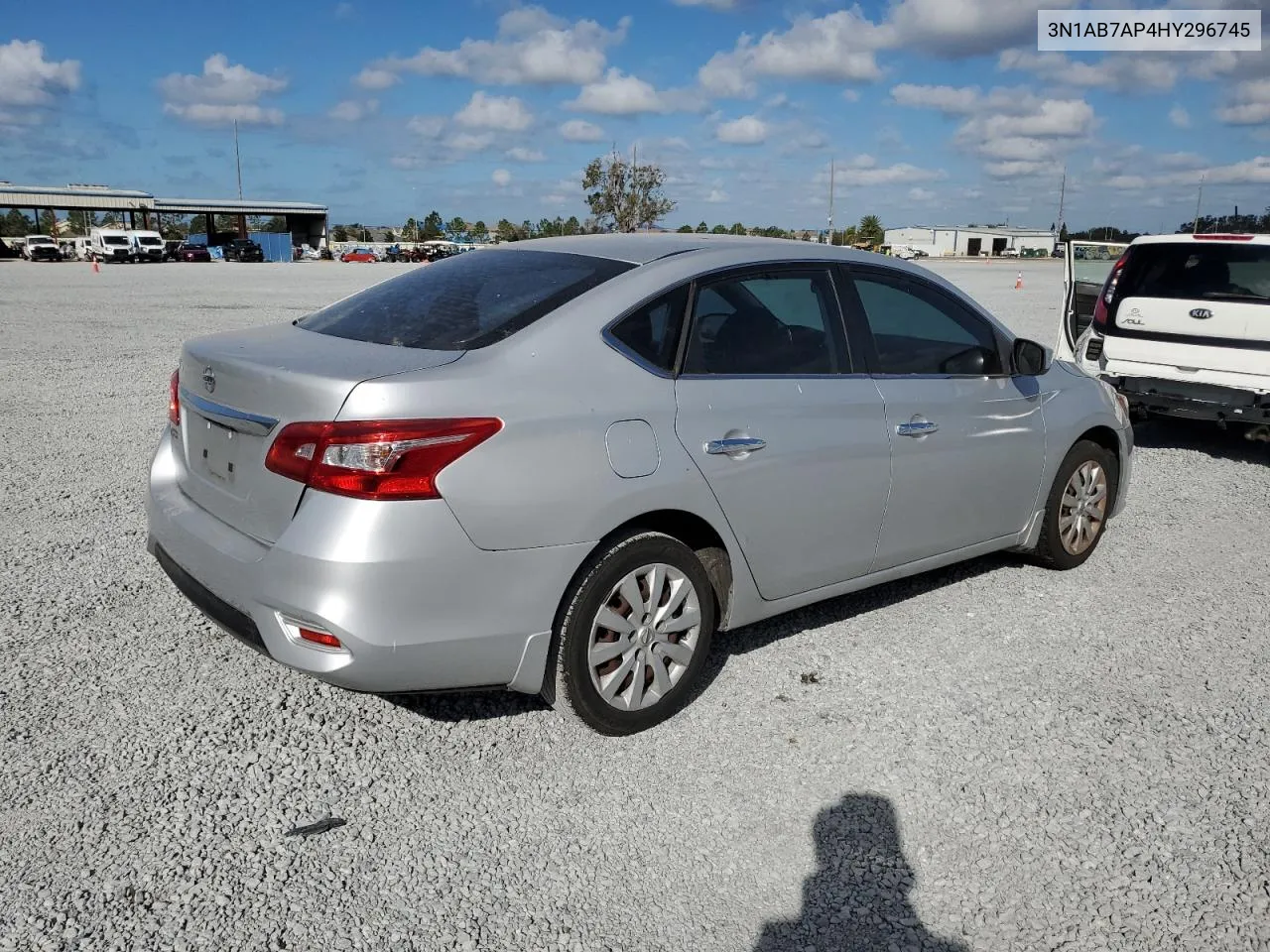 3N1AB7AP4HY296745 2017 Nissan Sentra S