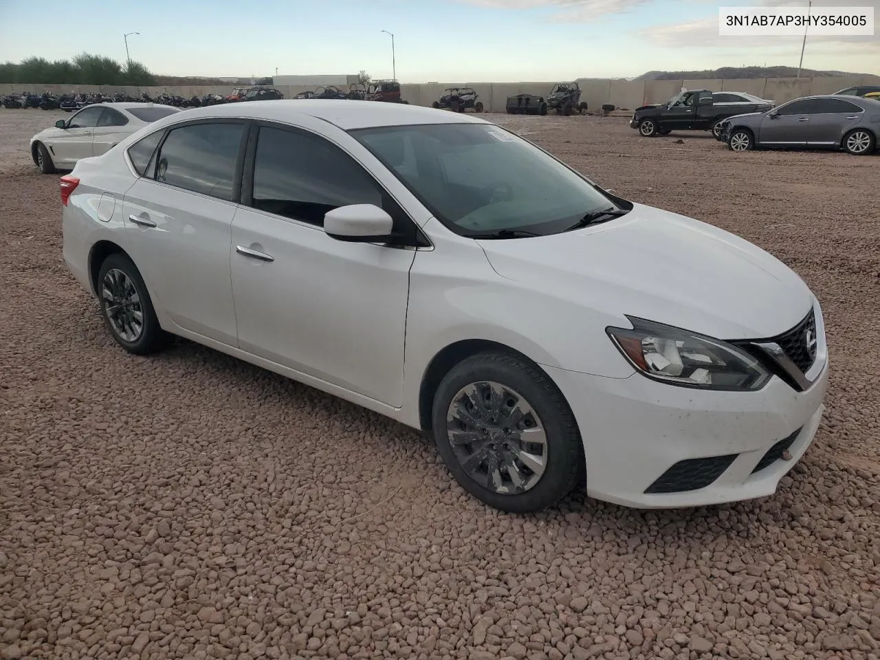 2017 Nissan Sentra S VIN: 3N1AB7AP3HY354005 Lot: 79258664