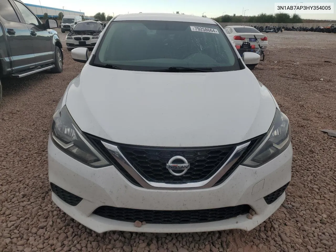 2017 Nissan Sentra S VIN: 3N1AB7AP3HY354005 Lot: 79258664