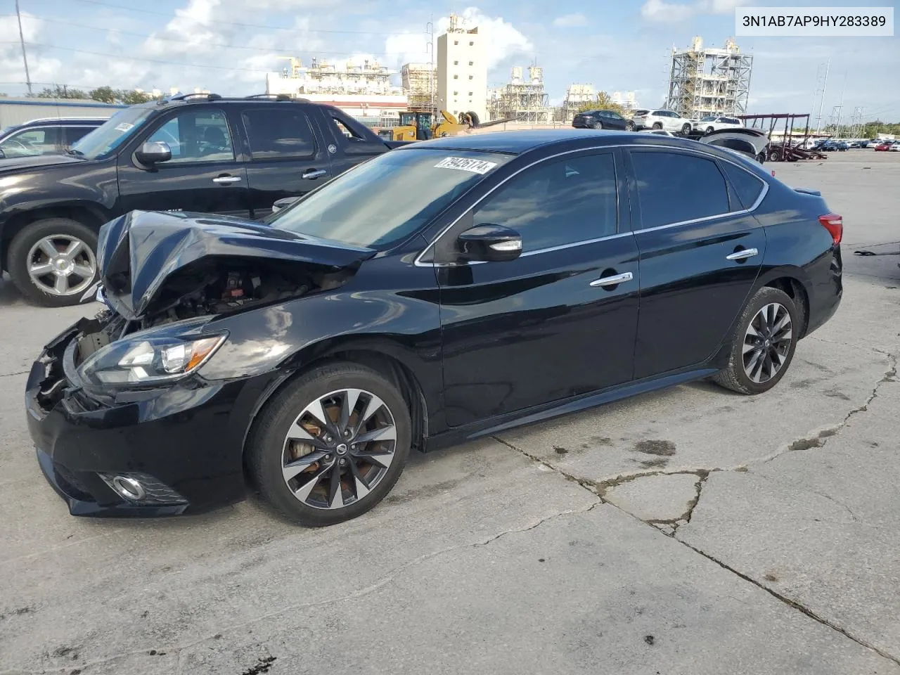 2017 Nissan Sentra S VIN: 3N1AB7AP9HY283389 Lot: 79426174