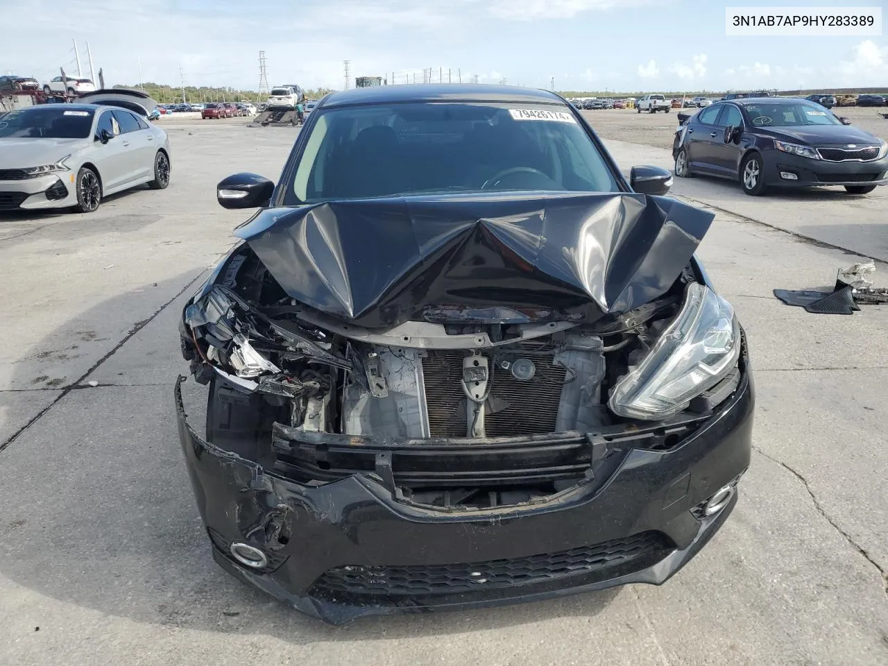 2017 Nissan Sentra S VIN: 3N1AB7AP9HY283389 Lot: 79426174