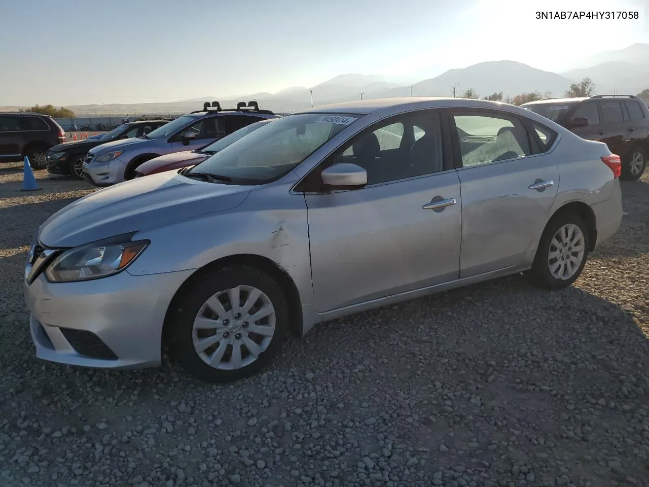 2017 Nissan Sentra S VIN: 3N1AB7AP4HY317058 Lot: 79493474