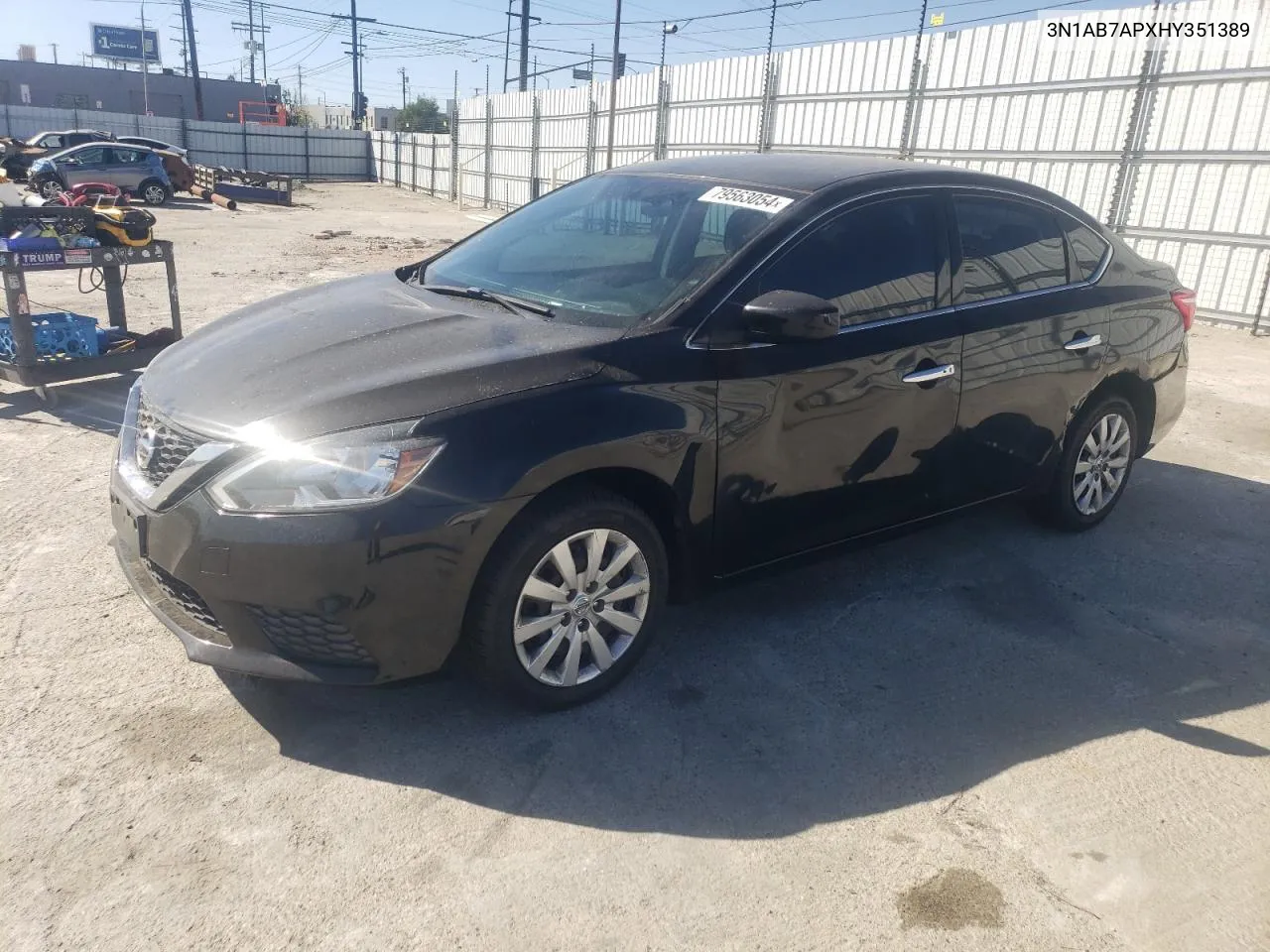 2017 Nissan Sentra S VIN: 3N1AB7APXHY351389 Lot: 79563054