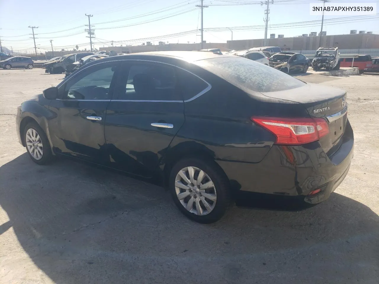 2017 Nissan Sentra S VIN: 3N1AB7APXHY351389 Lot: 79563054