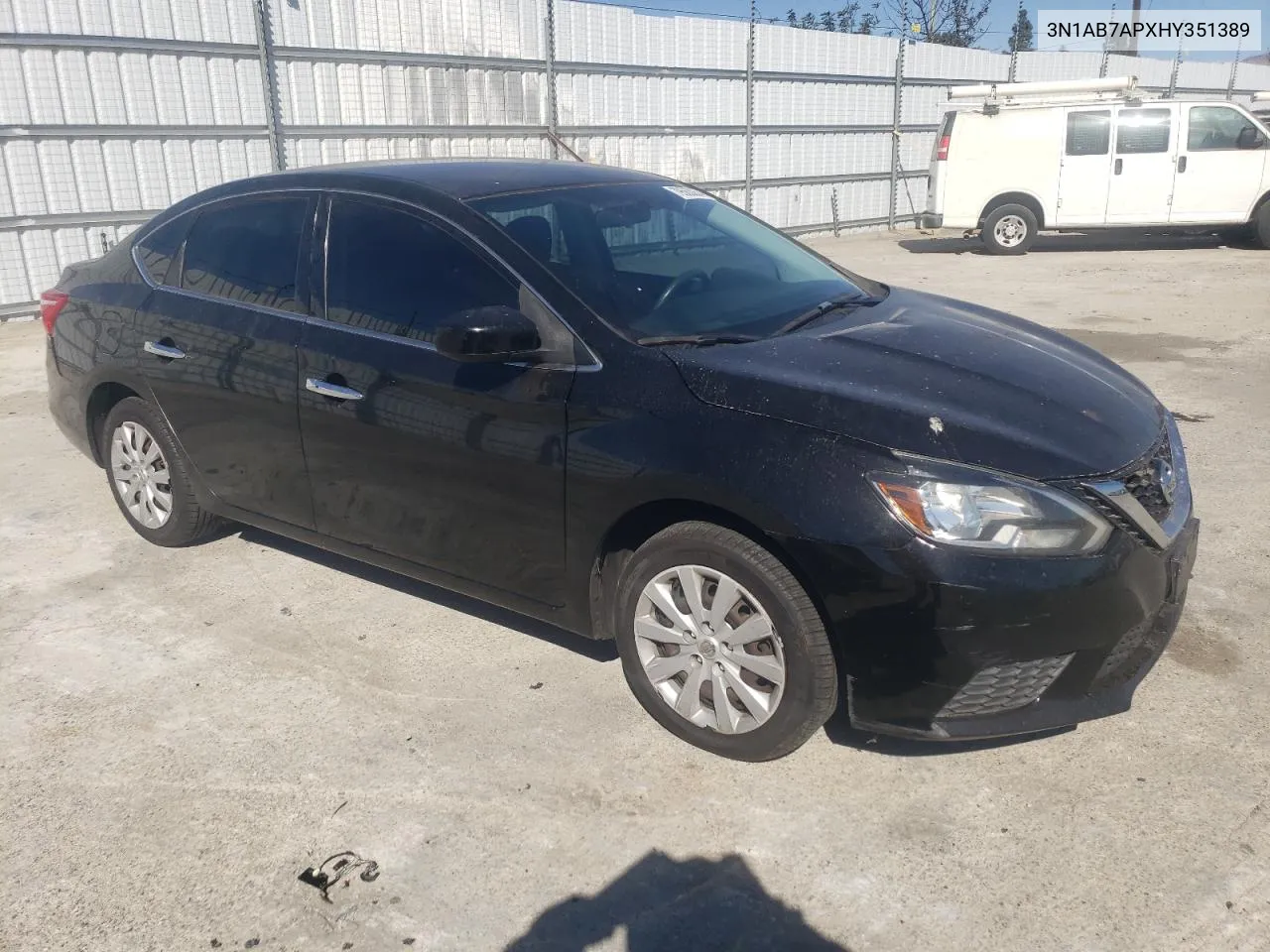 2017 Nissan Sentra S VIN: 3N1AB7APXHY351389 Lot: 79563054