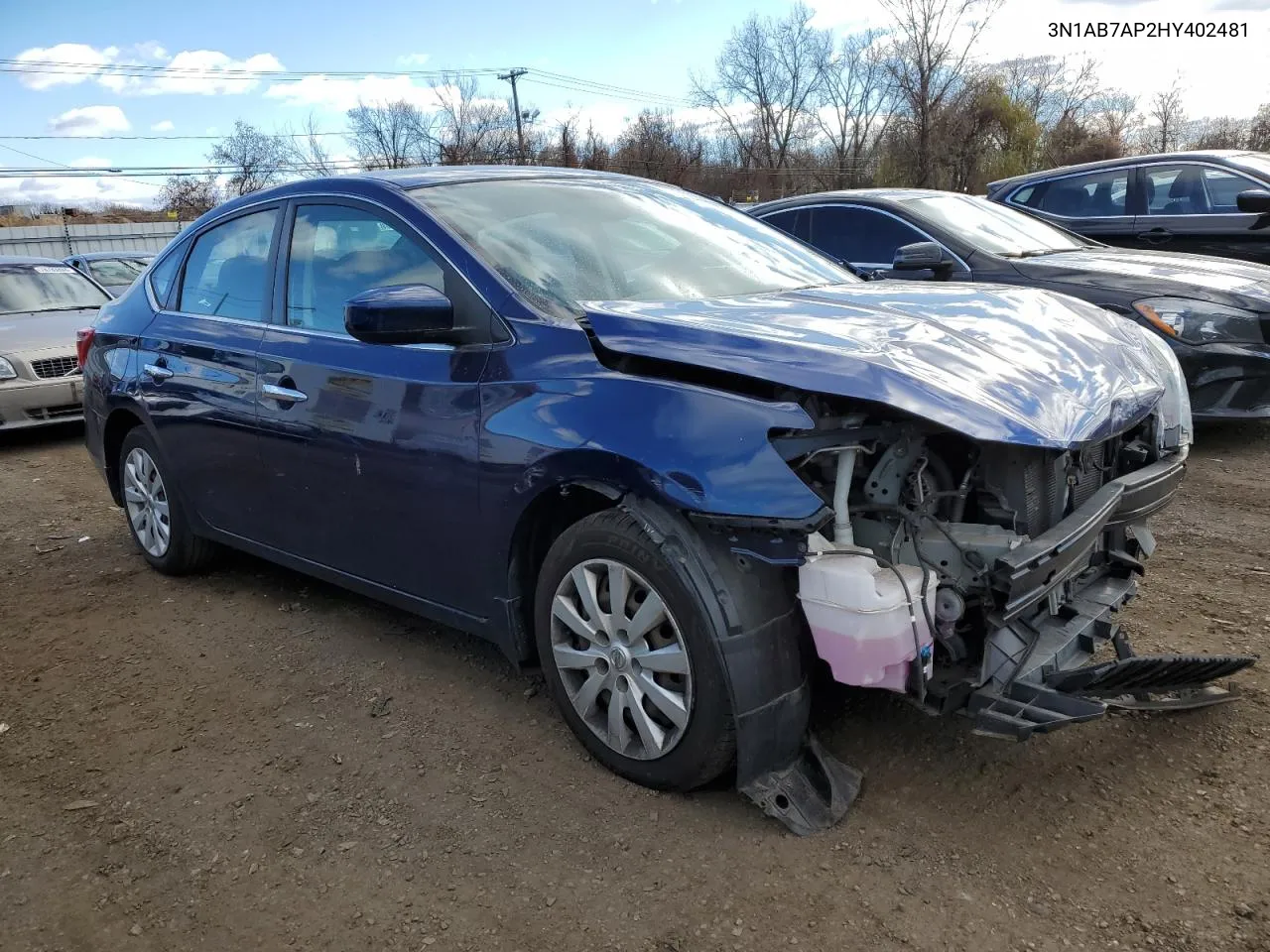 2017 Nissan Sentra S VIN: 3N1AB7AP2HY402481 Lot: 79665034