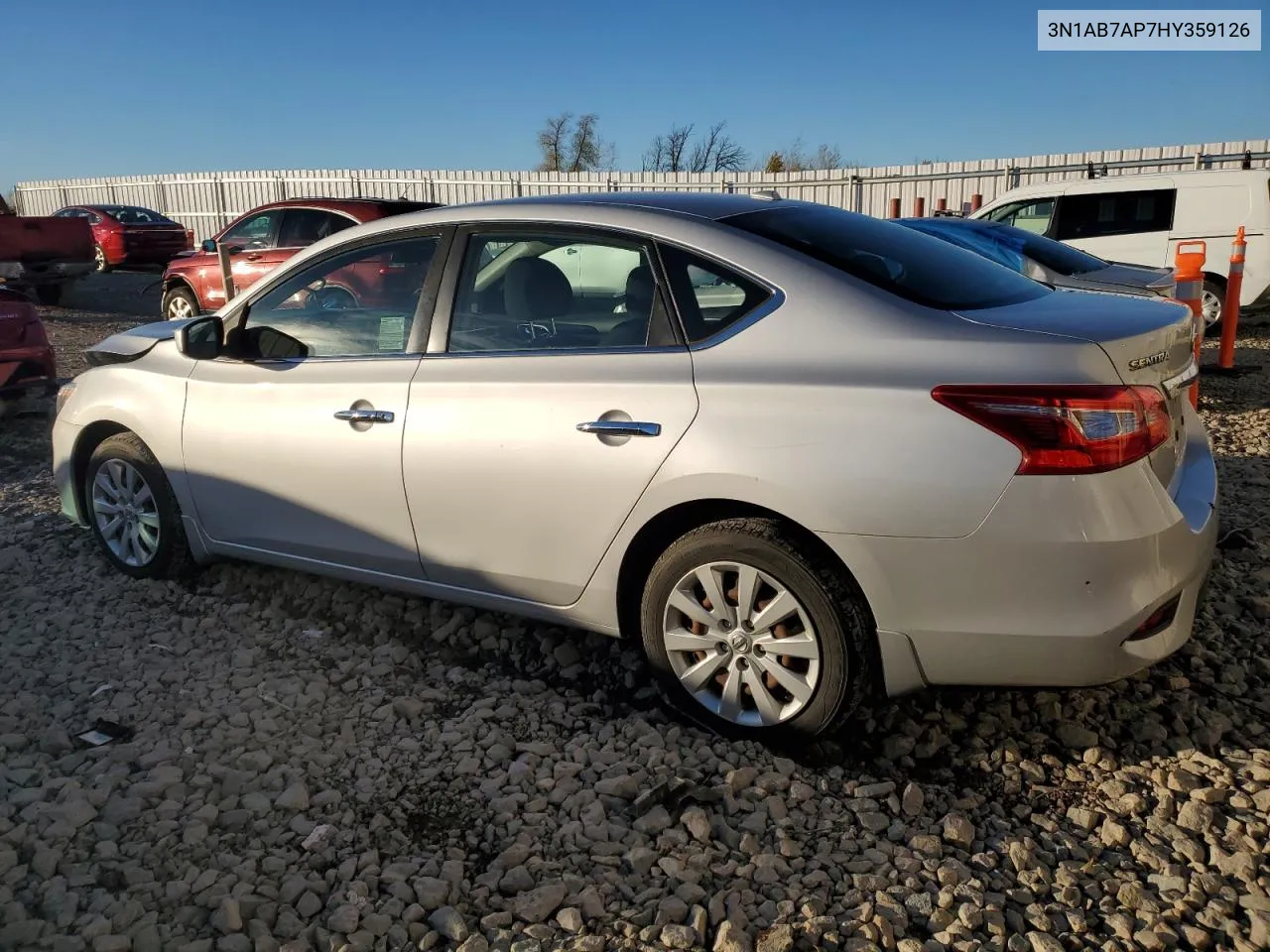 2017 Nissan Sentra S VIN: 3N1AB7AP7HY359126 Lot: 79765764