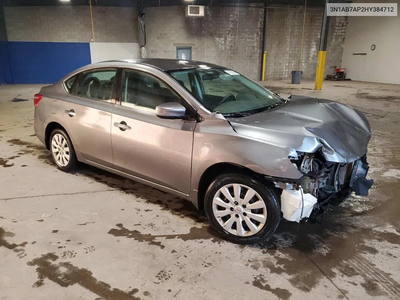 2017 Nissan Sentra S VIN: 3N1AB7AP2HY384712 Lot: 80058844