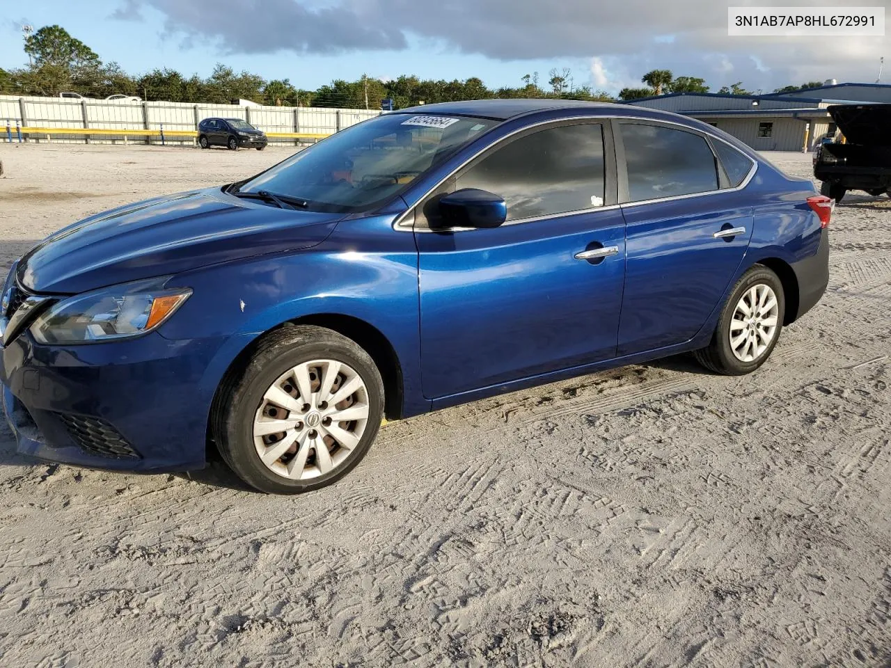 2017 Nissan Sentra S VIN: 3N1AB7AP8HL672991 Lot: 80245664