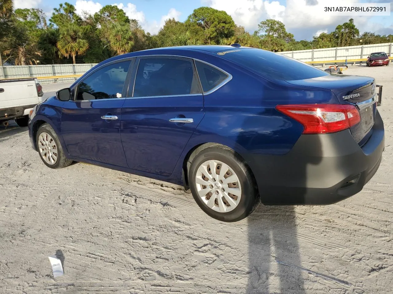 2017 Nissan Sentra S VIN: 3N1AB7AP8HL672991 Lot: 80245664