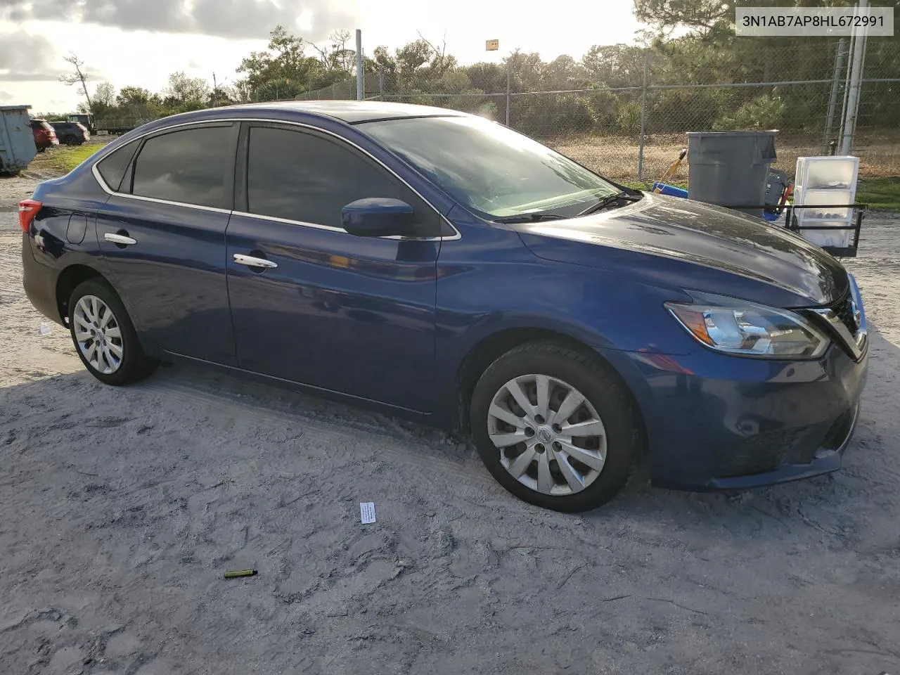 2017 Nissan Sentra S VIN: 3N1AB7AP8HL672991 Lot: 80245664