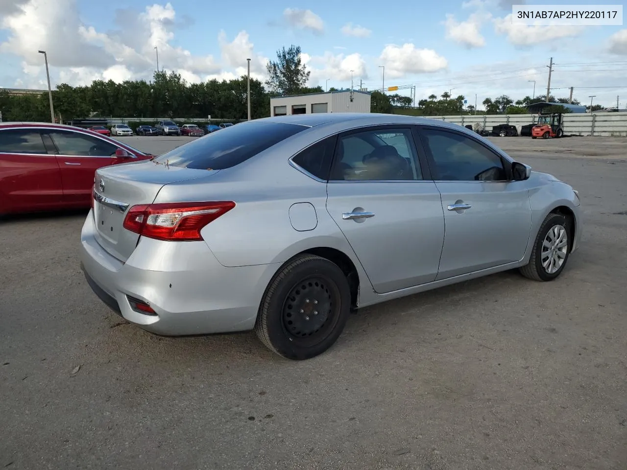 2017 Nissan Sentra S VIN: 3N1AB7AP2HY220117 Lot: 80246674