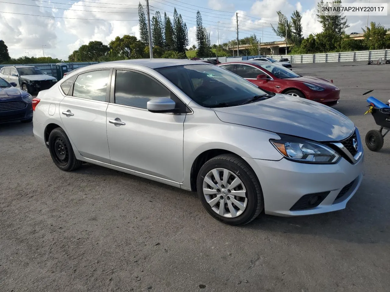 2017 Nissan Sentra S VIN: 3N1AB7AP2HY220117 Lot: 80246674