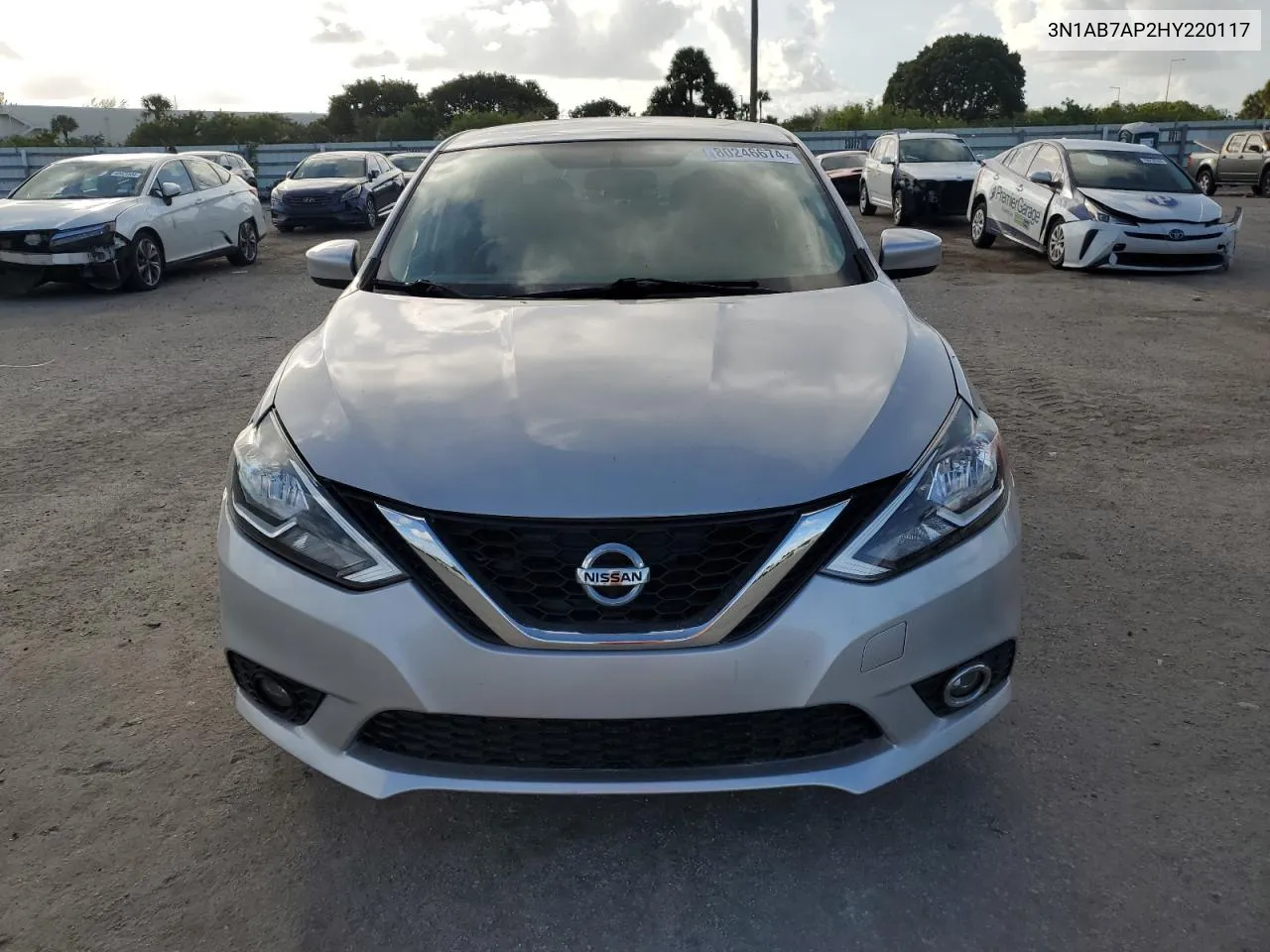 2017 Nissan Sentra S VIN: 3N1AB7AP2HY220117 Lot: 80246674