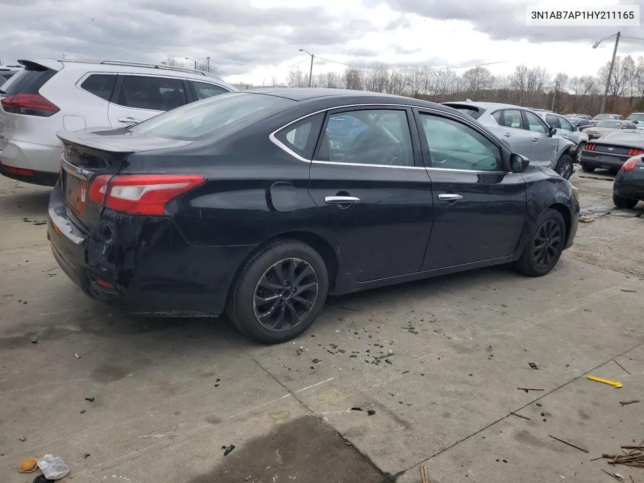 3N1AB7AP1HY211165 2017 Nissan Sentra S