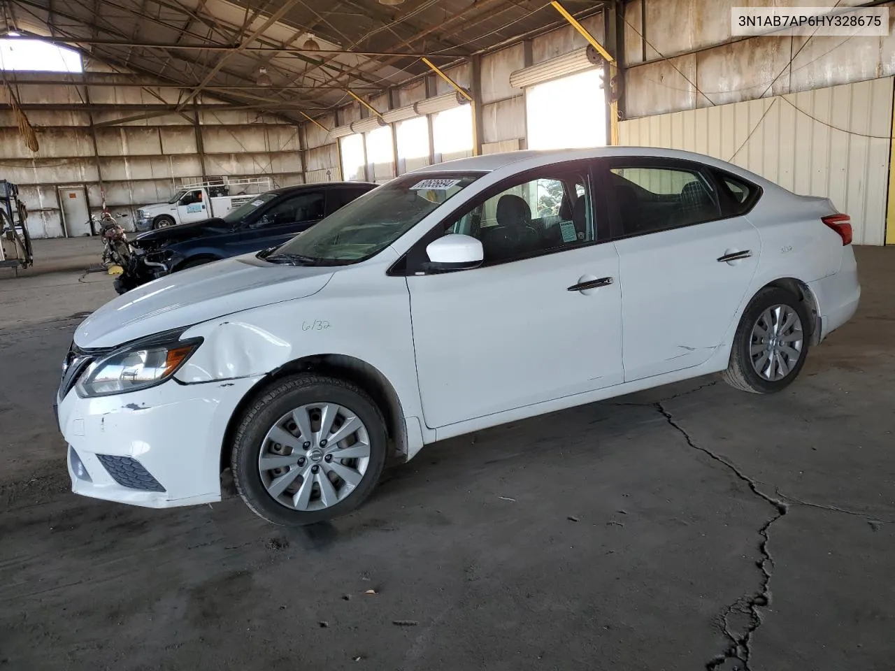 2017 Nissan Sentra S VIN: 3N1AB7AP6HY328675 Lot: 80636694