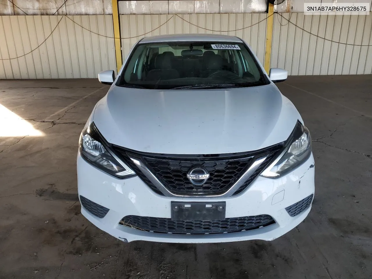 2017 Nissan Sentra S VIN: 3N1AB7AP6HY328675 Lot: 80636694