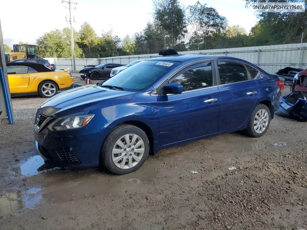 2017 Nissan Sentra S VIN: 3N1AB7AP2HY219680 Lot: 80756464