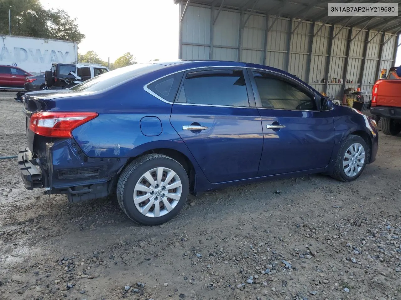 2017 Nissan Sentra S VIN: 3N1AB7AP2HY219680 Lot: 80756464