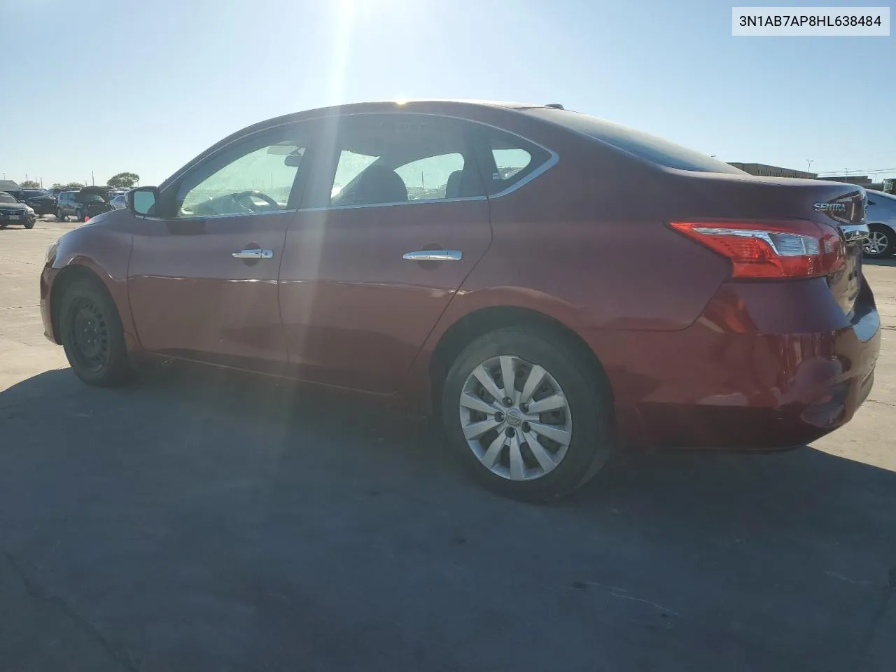 2017 Nissan Sentra S VIN: 3N1AB7AP8HL638484 Lot: 81172034