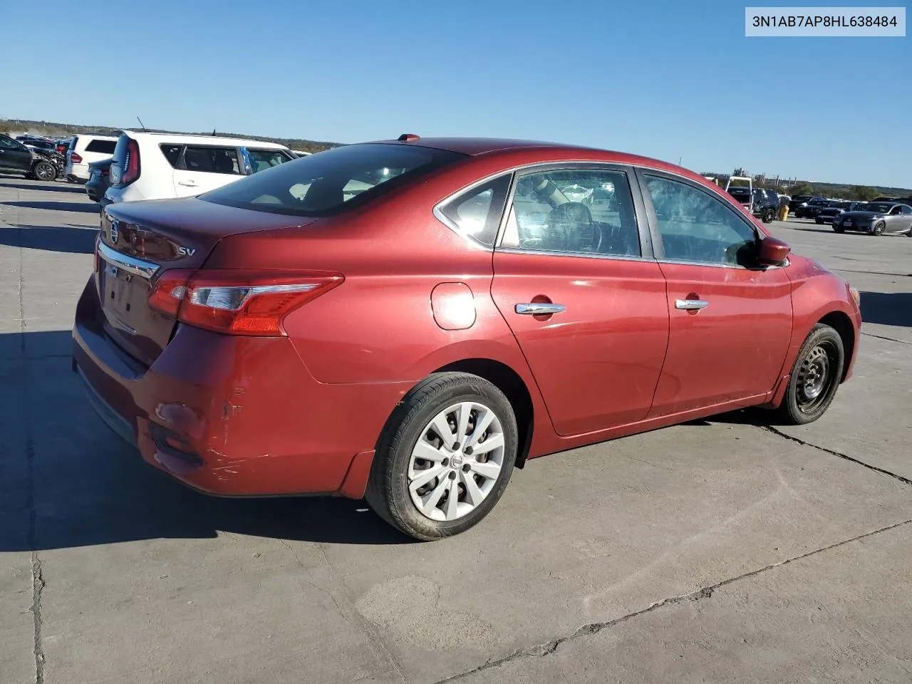 2017 Nissan Sentra S VIN: 3N1AB7AP8HL638484 Lot: 81172034