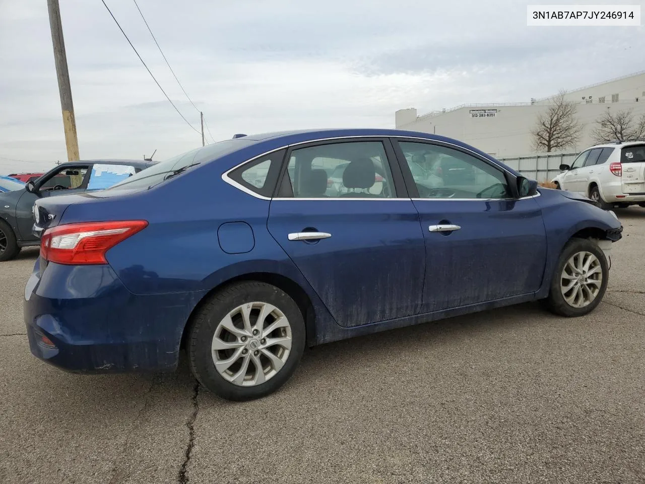 2018 Nissan Sentra S VIN: 3N1AB7AP7JY246914 Lot: 43155874