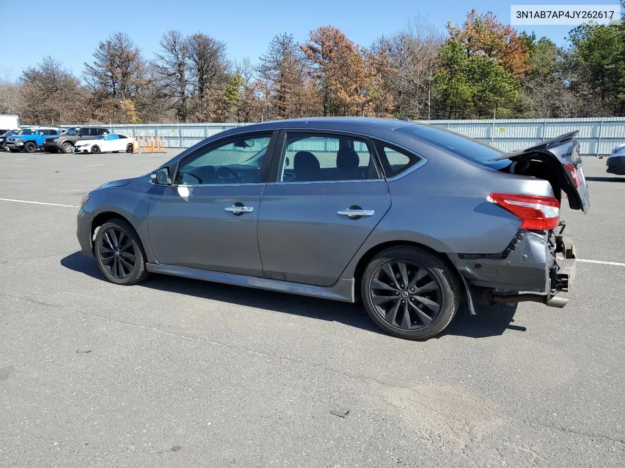 2018 Nissan Sentra S VIN: 3N1AB7AP4JY262617 Lot: 46176434