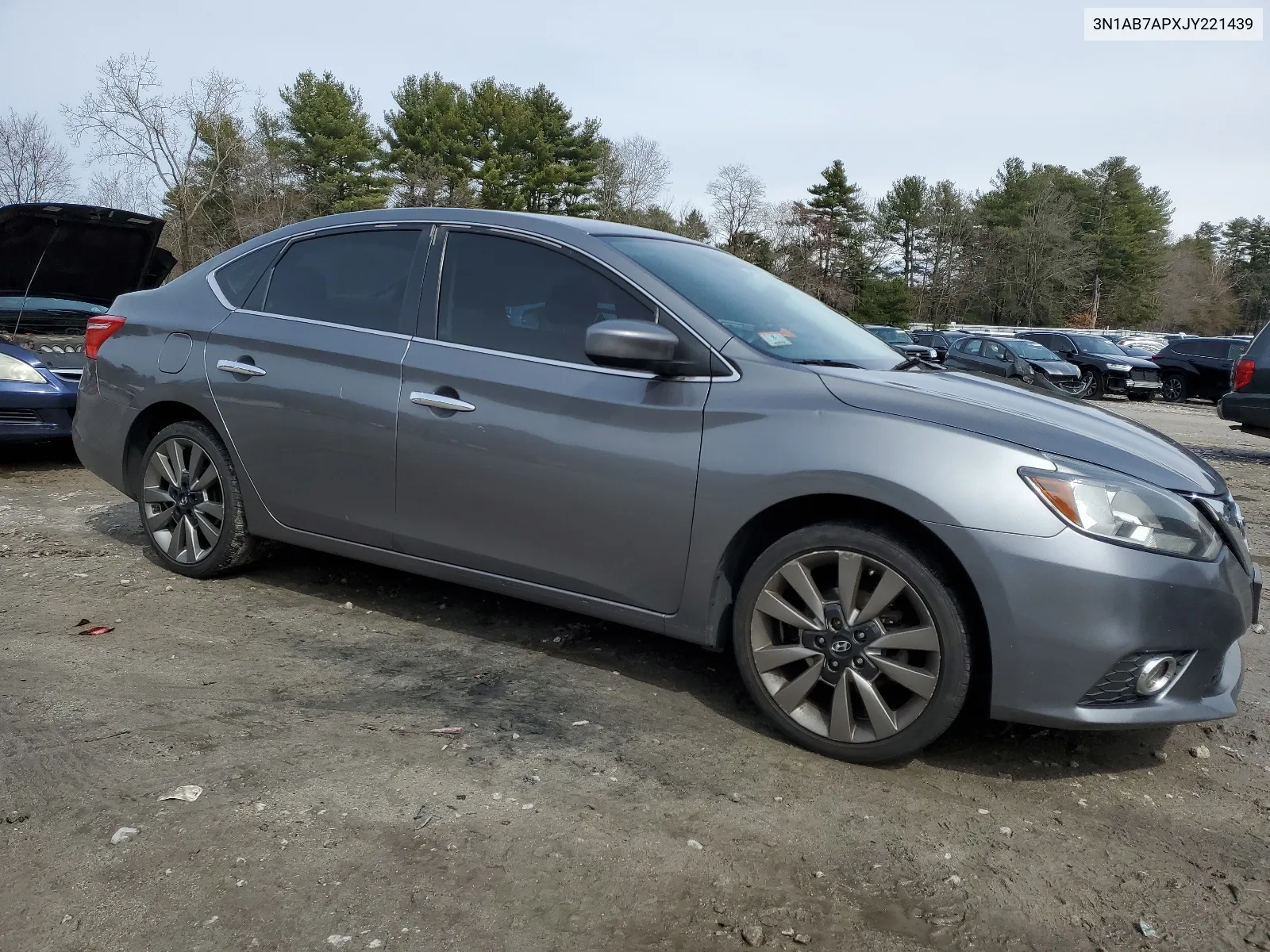 2018 Nissan Sentra S VIN: 3N1AB7APXJY221439 Lot: 48709104