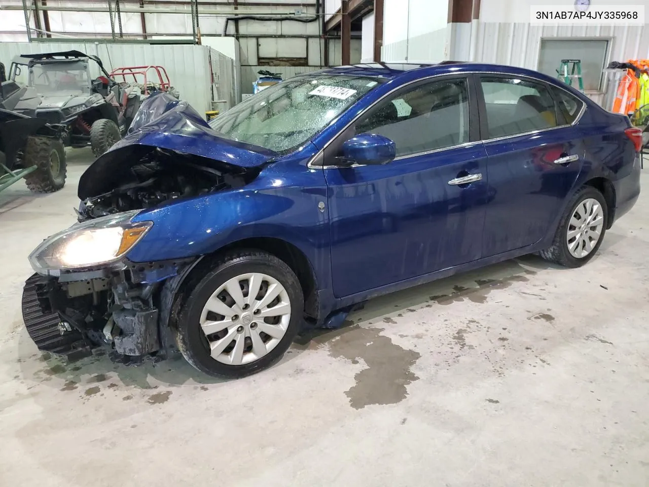 2018 Nissan Sentra S VIN: 3N1AB7AP4JY335968 Lot: 48783714