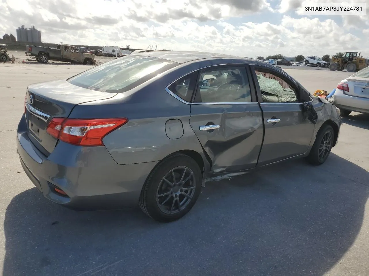 2018 Nissan Sentra S VIN: 3N1AB7AP3JY224781 Lot: 50606244