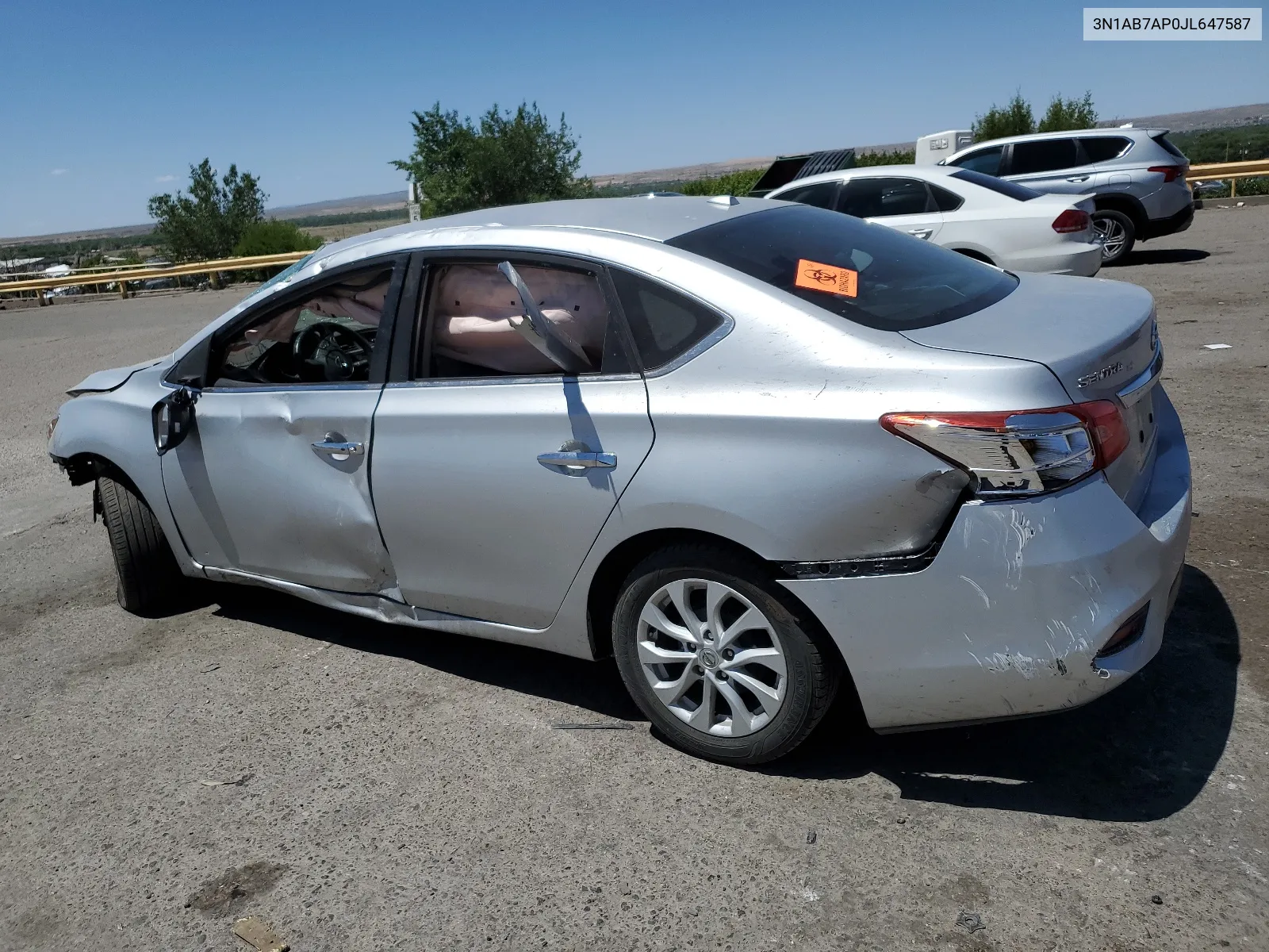 3N1AB7AP0JL647587 2018 Nissan Sentra S