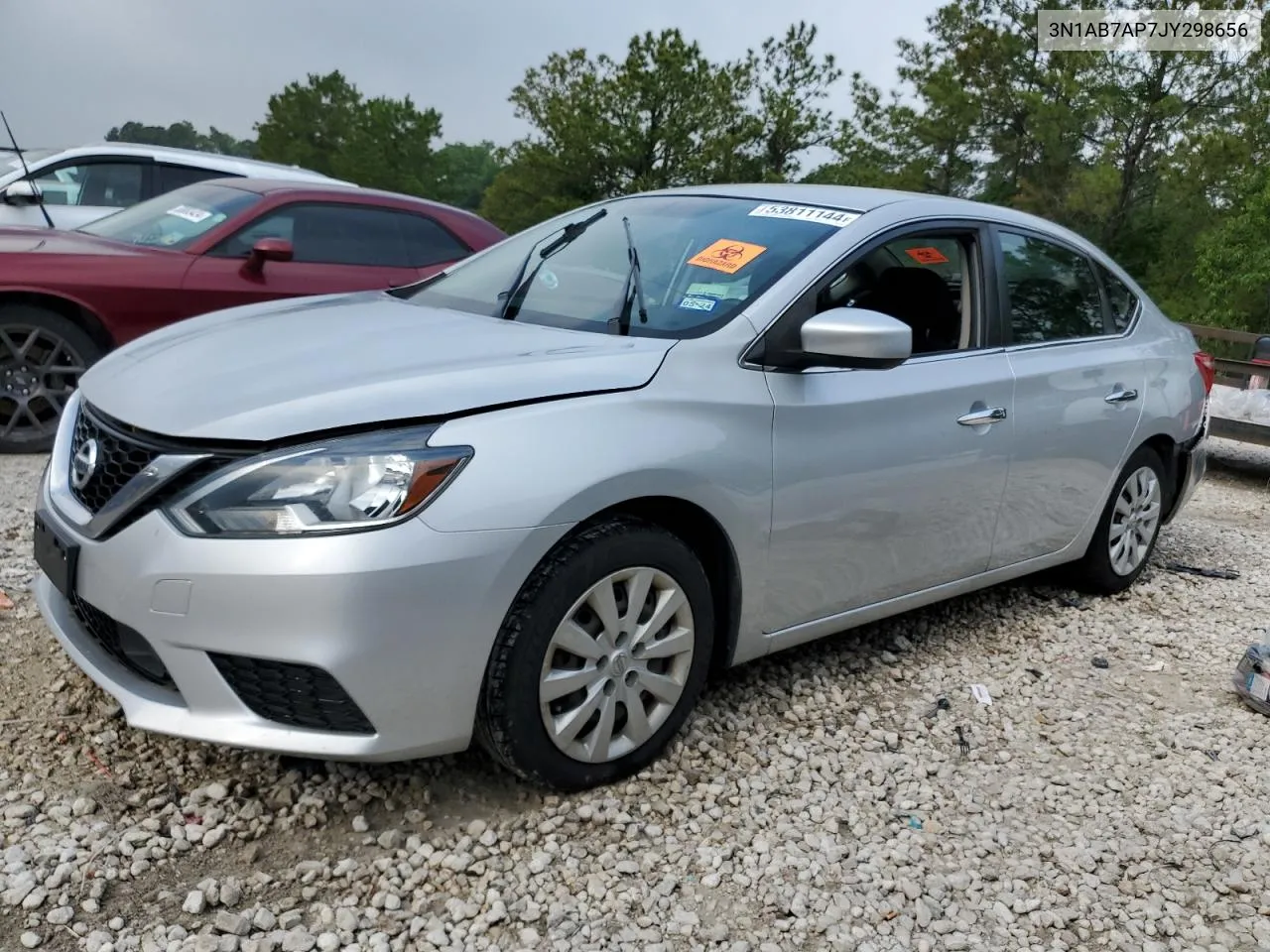 3N1AB7AP7JY298656 2018 Nissan Sentra S