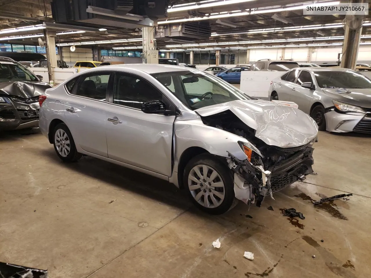 2018 Nissan Sentra S VIN: 3N1AB7AP1JY210667 Lot: 54133884