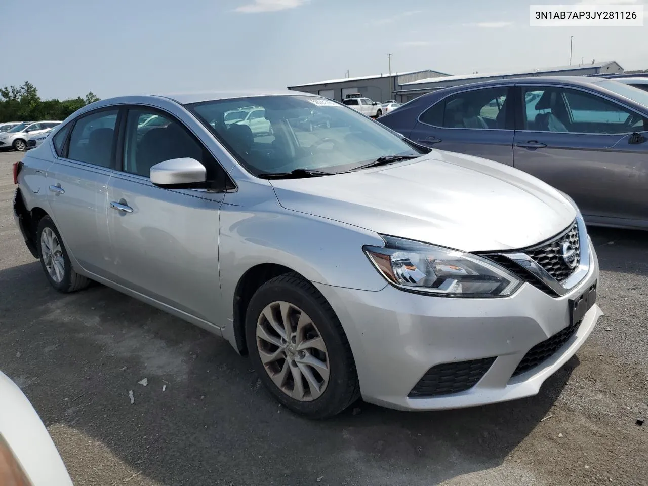 2018 Nissan Sentra S VIN: 3N1AB7AP3JY281126 Lot: 56041764