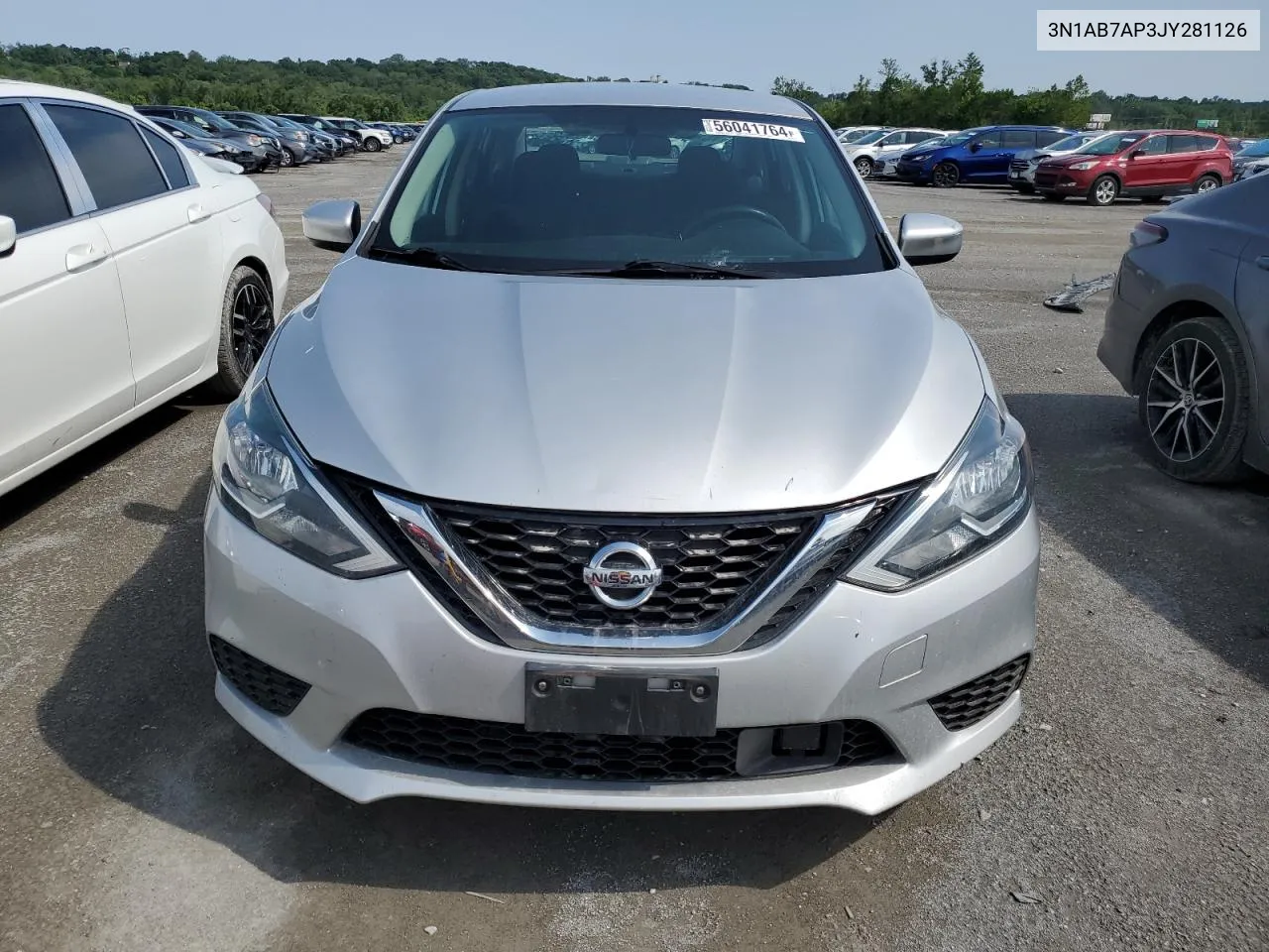 2018 Nissan Sentra S VIN: 3N1AB7AP3JY281126 Lot: 56041764