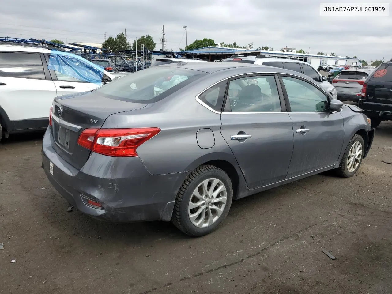 2018 Nissan Sentra S VIN: 3N1AB7AP7JL661969 Lot: 58528434