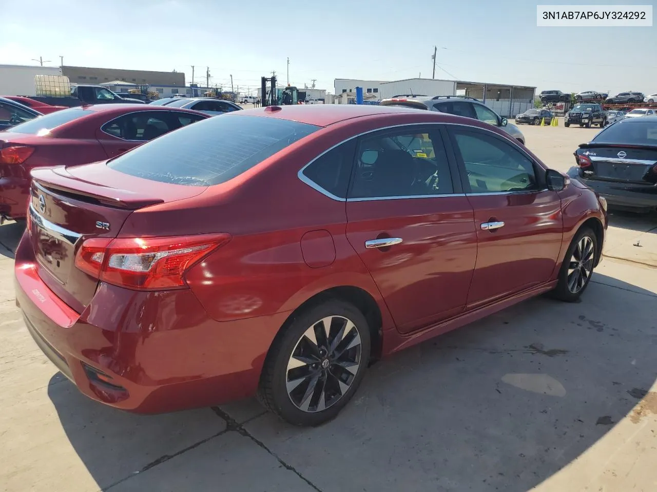 2018 Nissan Sentra S VIN: 3N1AB7AP6JY324292 Lot: 59041254