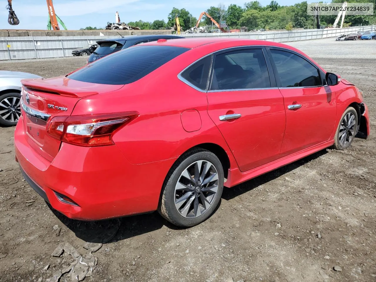 2018 Nissan Sentra Sr Turbo VIN: 3N1CB7AP2JY234839 Lot: 59434654