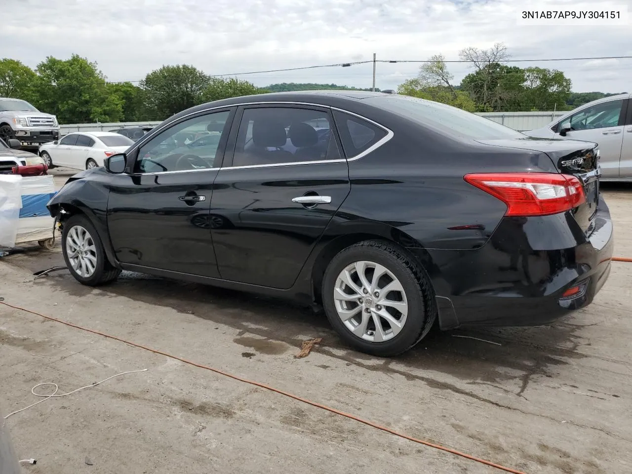 2018 Nissan Sentra S VIN: 3N1AB7AP9JY304151 Lot: 59690694