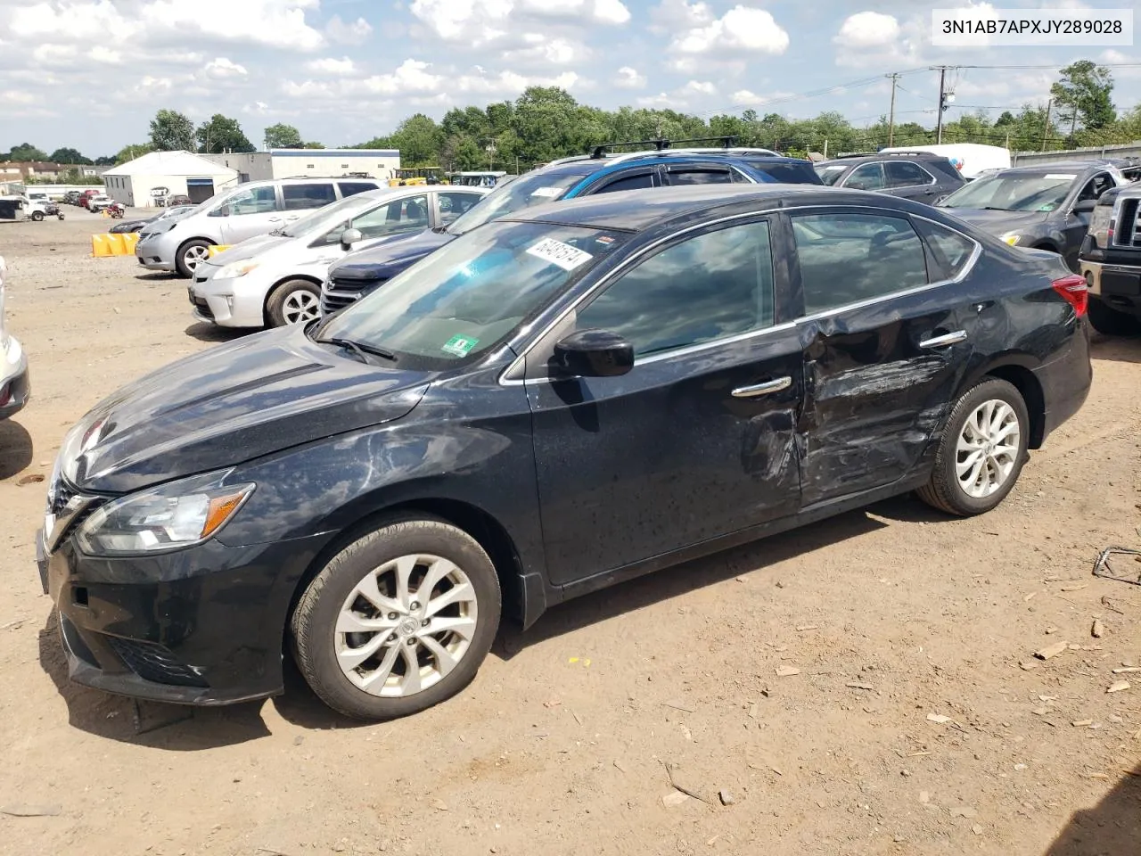 2018 Nissan Sentra S VIN: 3N1AB7APXJY289028 Lot: 60481574