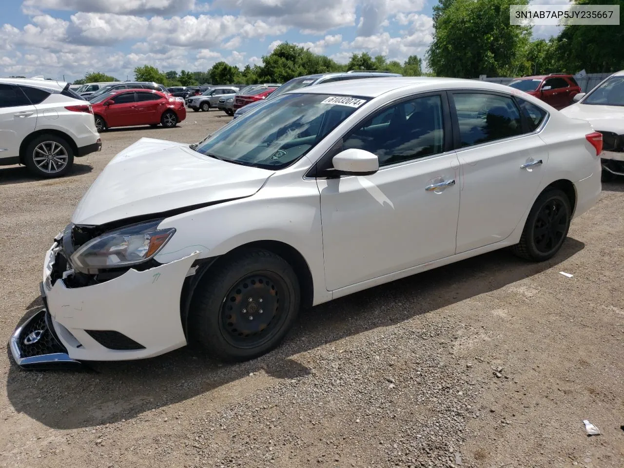 3N1AB7AP5JY235667 2018 Nissan Sentra S