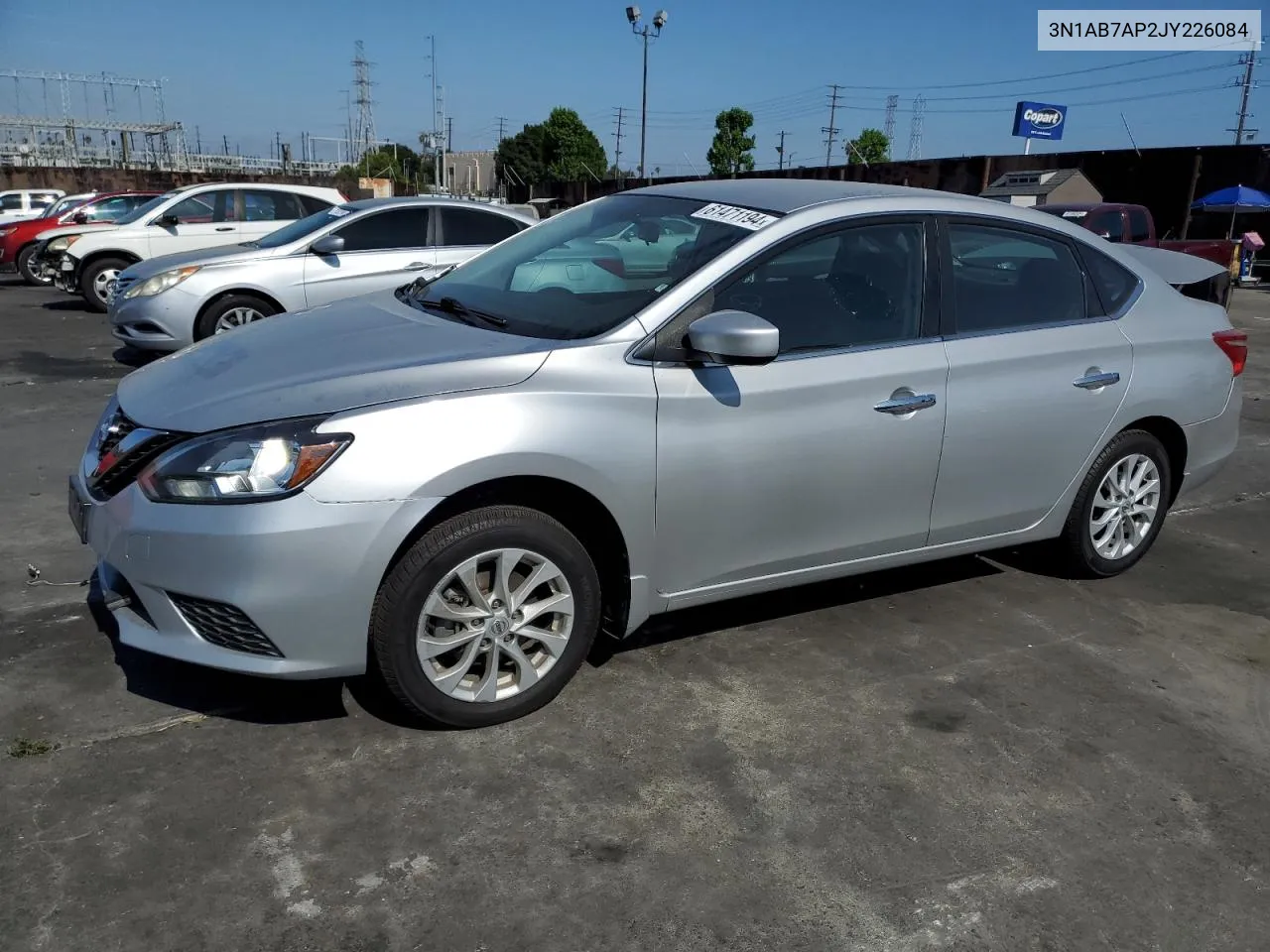 2018 Nissan Sentra S VIN: 3N1AB7AP2JY226084 Lot: 61471194