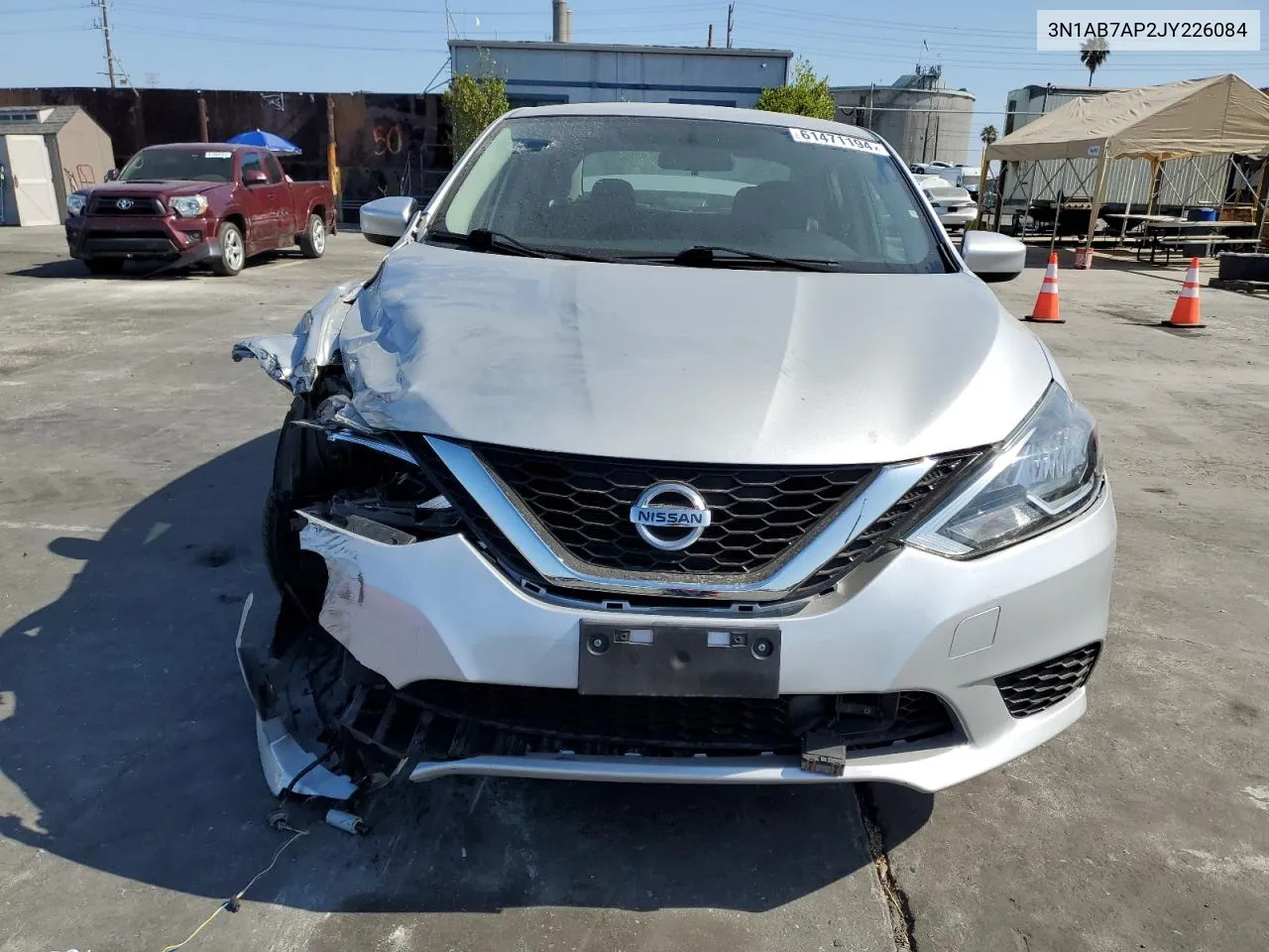 2018 Nissan Sentra S VIN: 3N1AB7AP2JY226084 Lot: 61471194