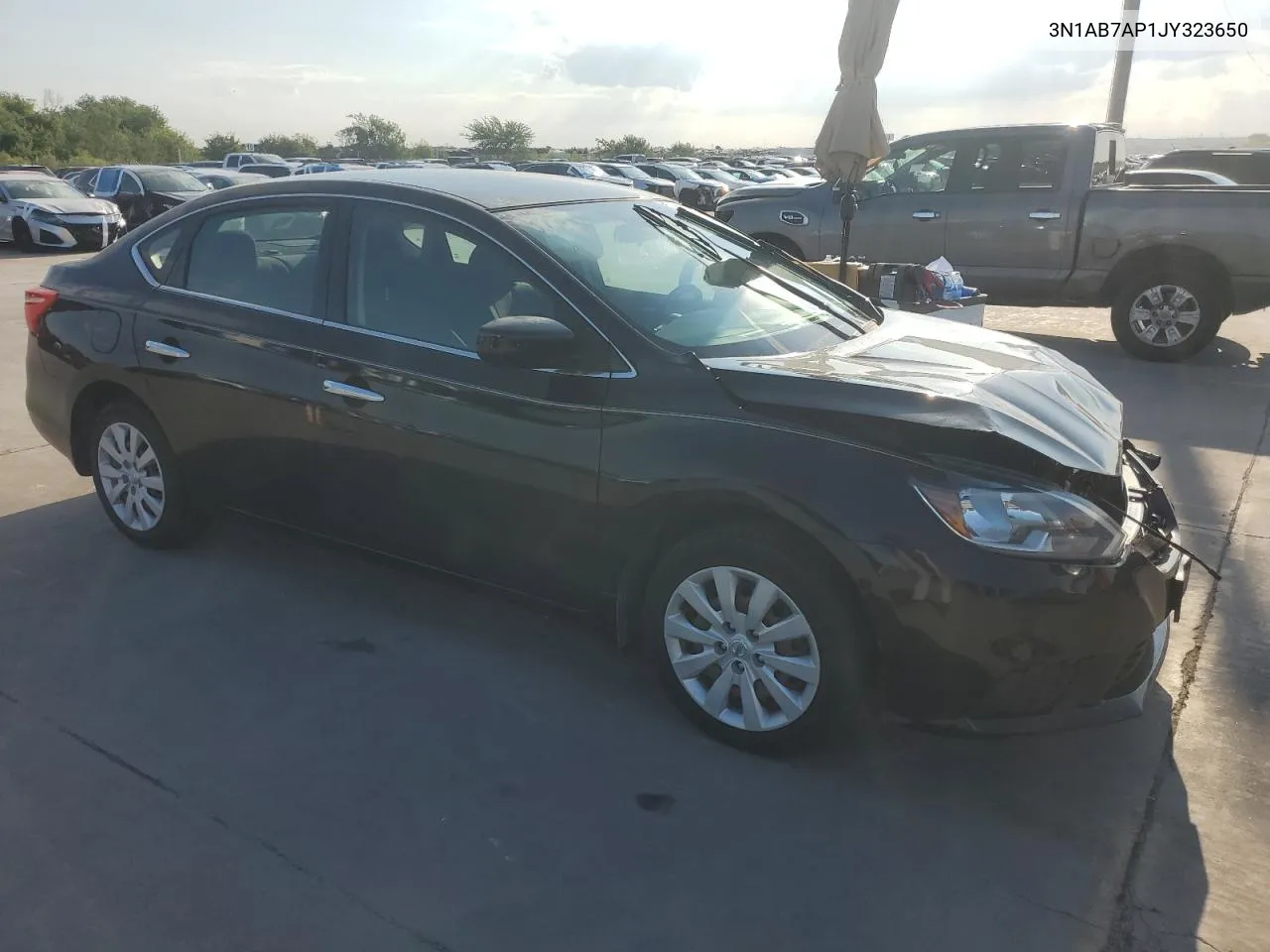 2018 Nissan Sentra S VIN: 3N1AB7AP1JY323650 Lot: 61848084