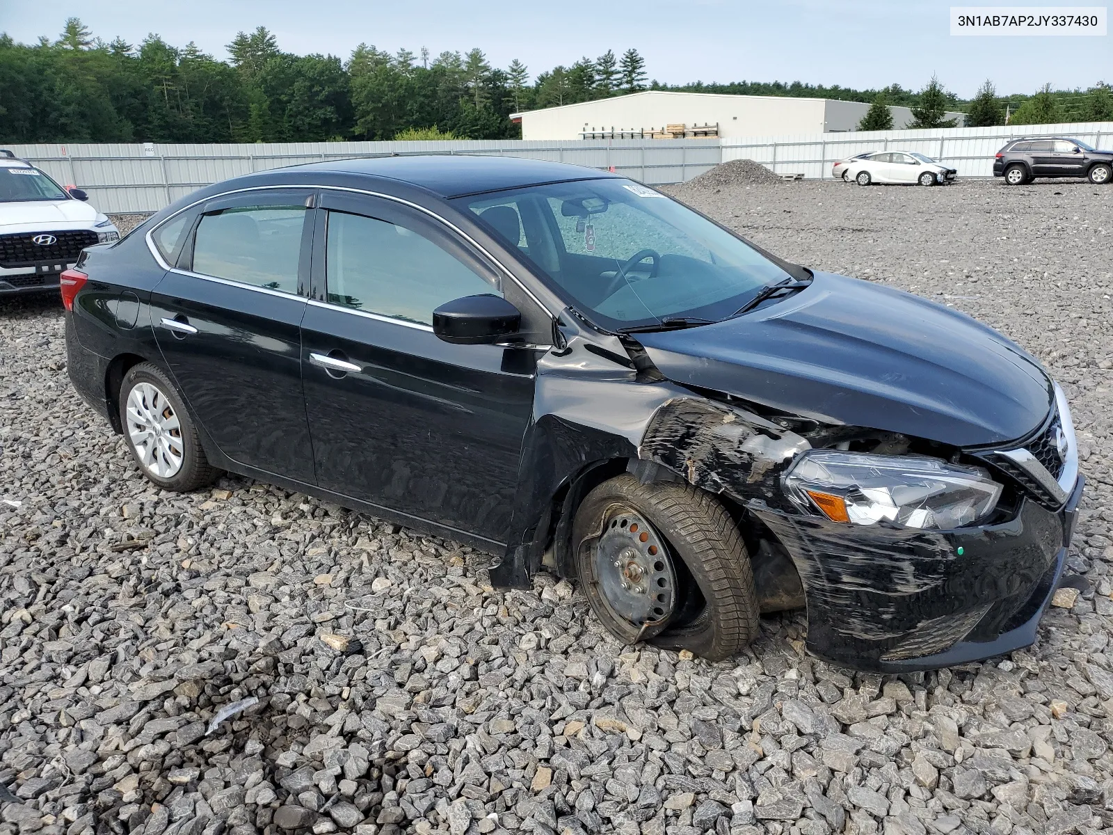 2018 Nissan Sentra S VIN: 3N1AB7AP2JY337430 Lot: 62409534