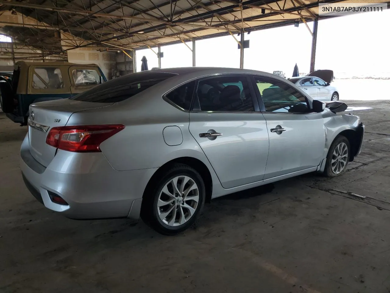 2018 Nissan Sentra S VIN: 3N1AB7AP3JY211111 Lot: 62648554