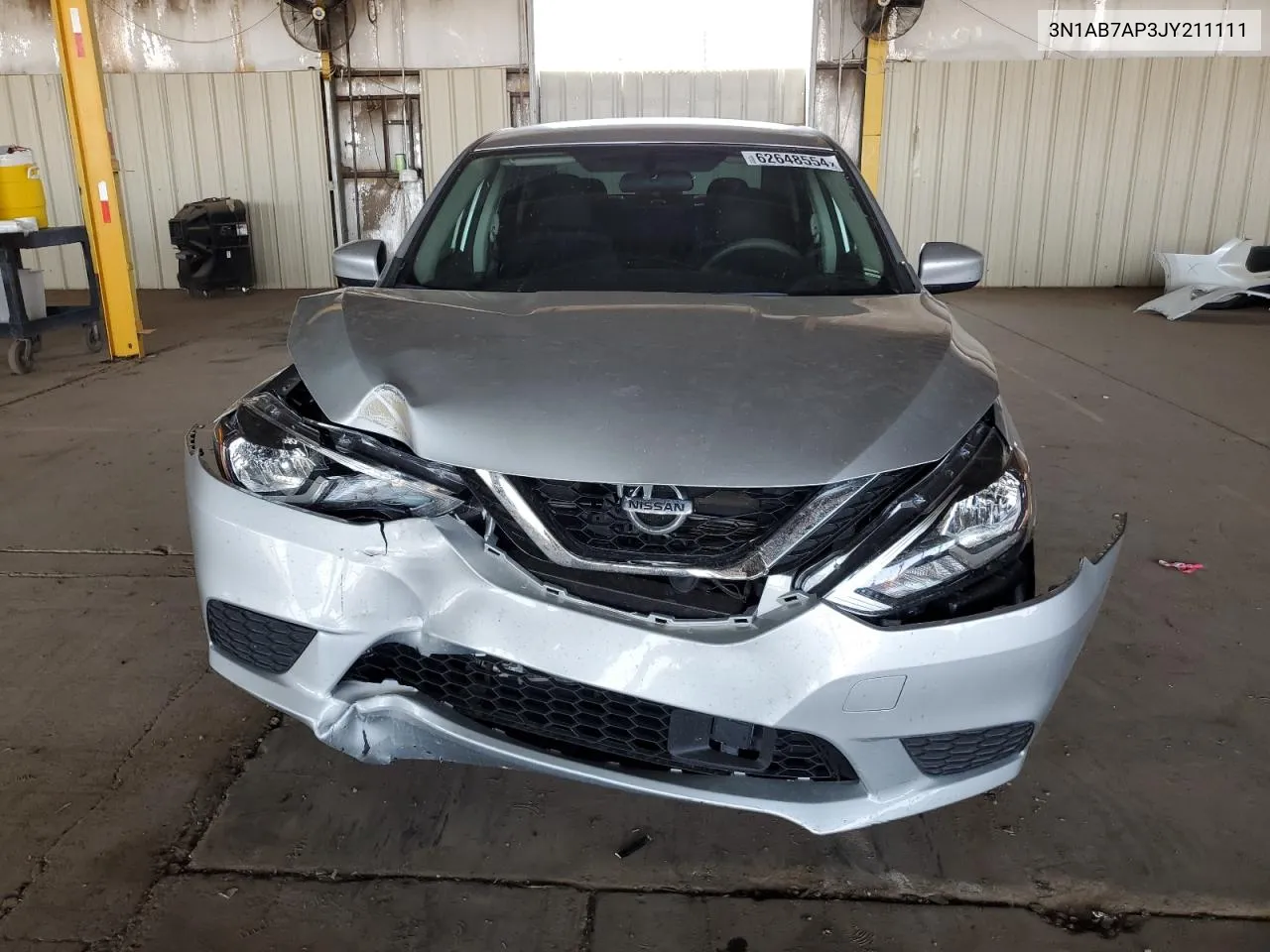 2018 Nissan Sentra S VIN: 3N1AB7AP3JY211111 Lot: 62648554