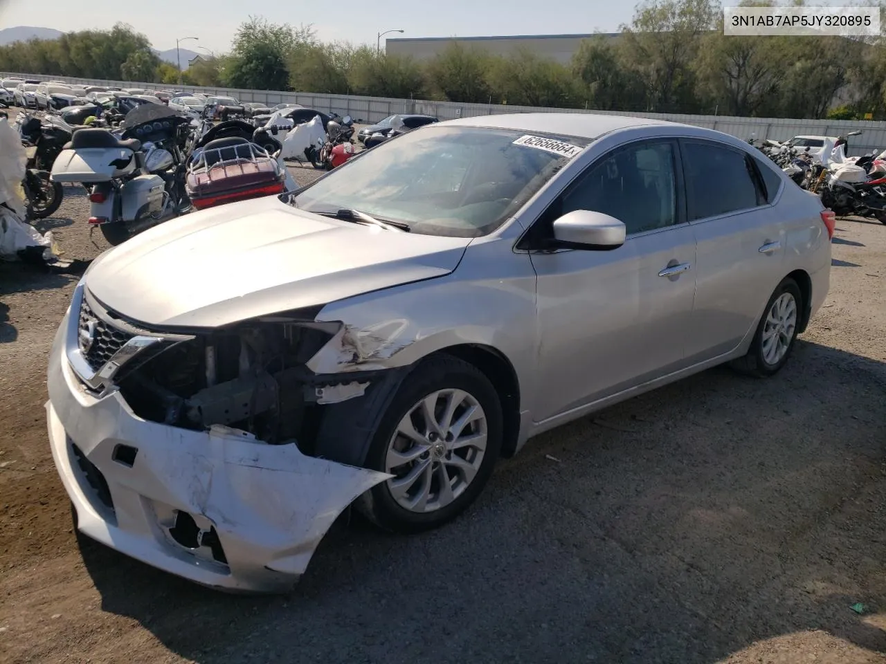 2018 Nissan Sentra S VIN: 3N1AB7AP5JY320895 Lot: 62656664