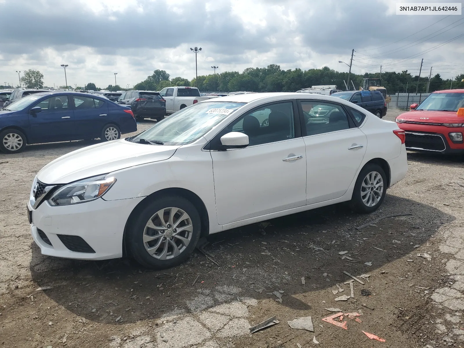 2018 Nissan Sentra S VIN: 3N1AB7AP1JL642446 Lot: 63075234