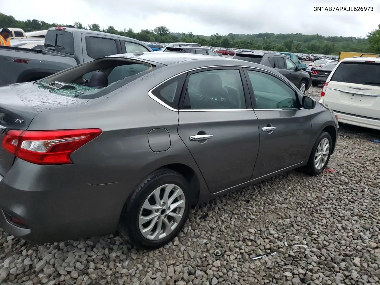 2018 Nissan Sentra S VIN: 3N1AB7APXJL626973 Lot: 63167484